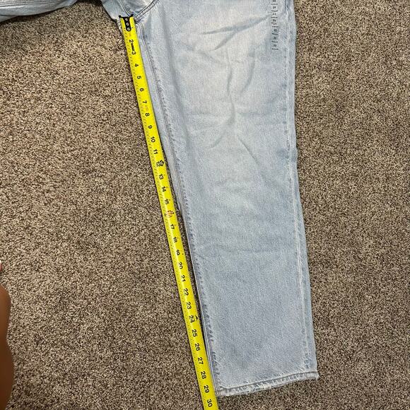 AMERICAN EAGLE Women's Low-Rise '90s Straight Jean Size 20 In Cool Classic - Picture 7 of 13